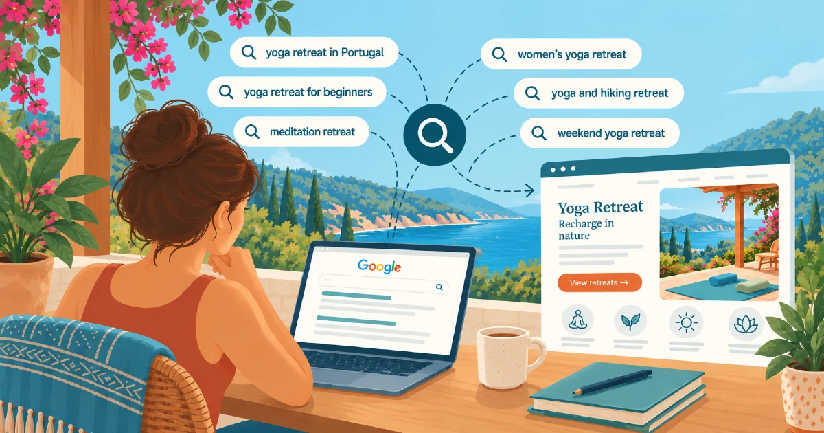Keyword research for yoga retreats Keyword research for yoga retreats